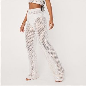 NWT Nasty Gal Wide Leg Beach Cover Up Pants